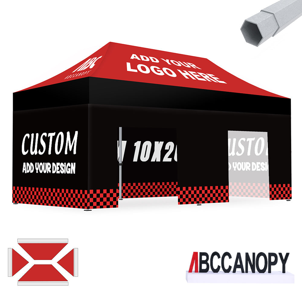 S3 BenchMark Brio Shield Custom Aluminum Canopy 10x10, 10x15, 10x20