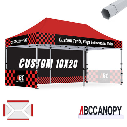 S3 BenchMark Brio Shield Custom Aluminum Canopy 10x10, 10x15, 10x20