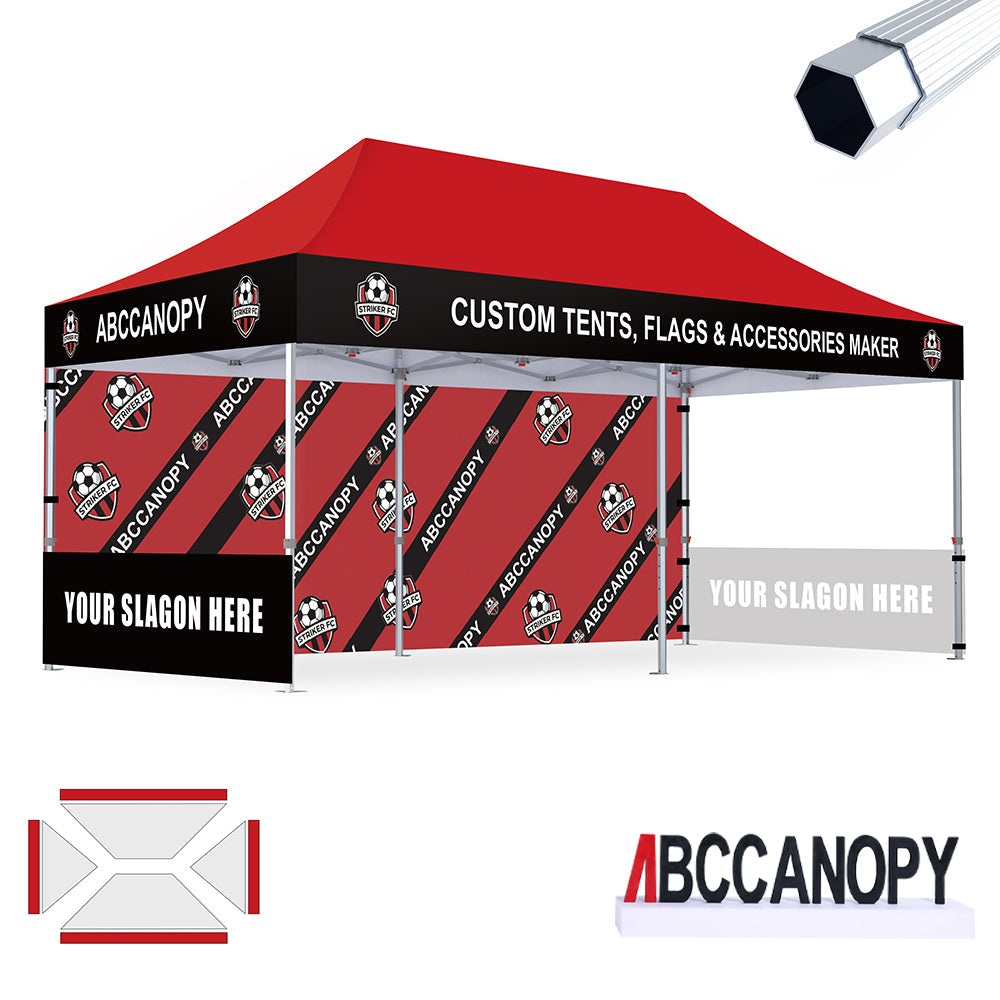 S3 BenchMark Brio® - Fort Custom Aluminum Canopy 10x10, 10x15, 10x20