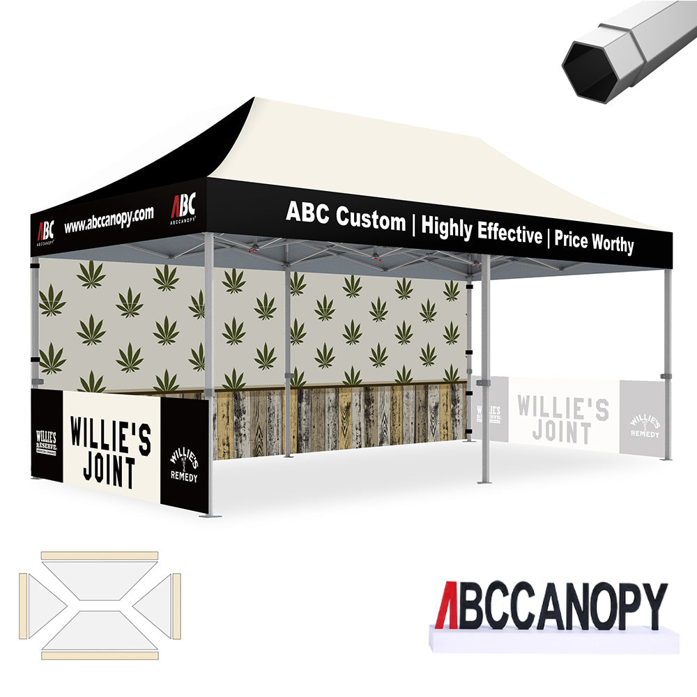 ABCCANOPY 10x20 S1/S2/S3/S4 Professional Custom Canopy Tent