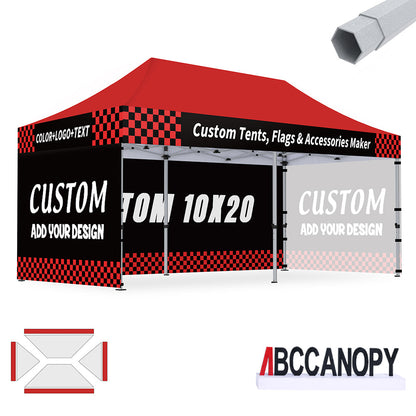S3 BenchMark Brio Shield Custom Aluminum Canopy 10x10, 10x15, 10x20