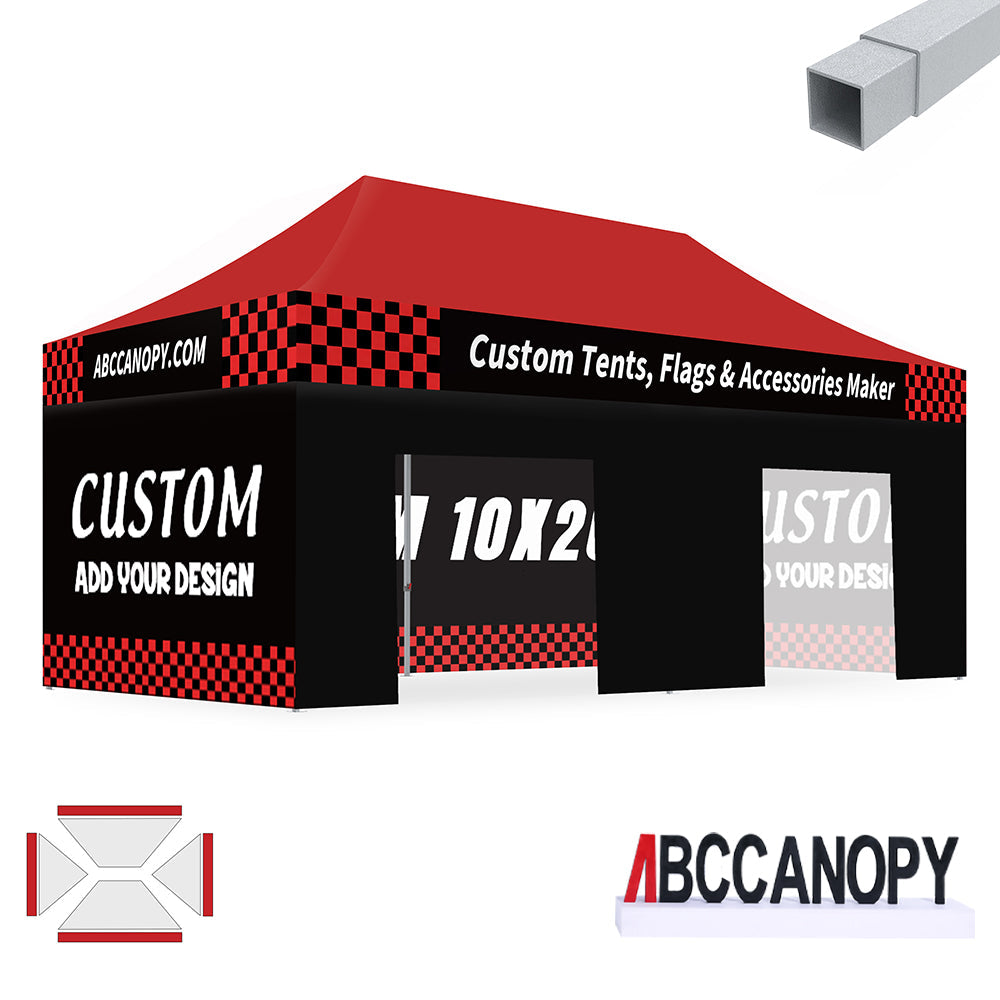 ABCCANOPY 10x20 S1/S2/S3/S4 Professional Custom Canopy Tent
