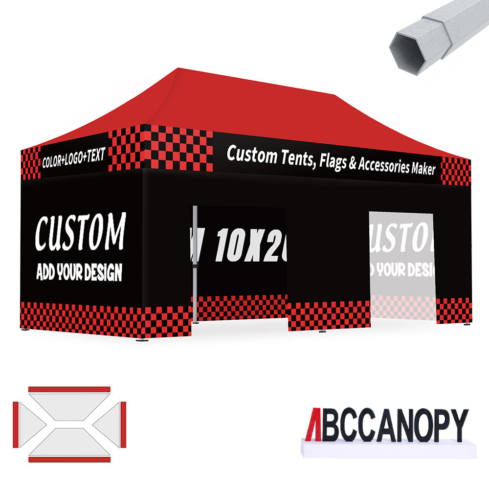 S3 BenchMark Brio Shield Custom Aluminum Canopy 10x10, 10x15, 10x20