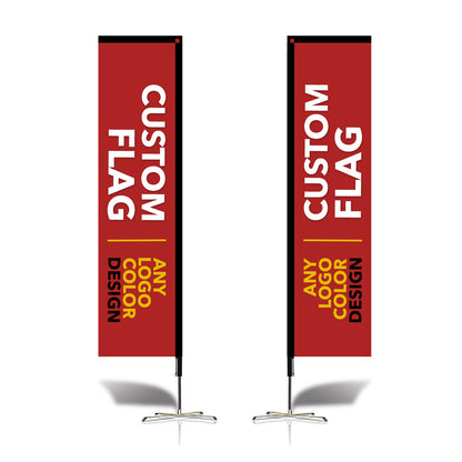 Custom Rectangle Flag 8FT/10FT/12FT