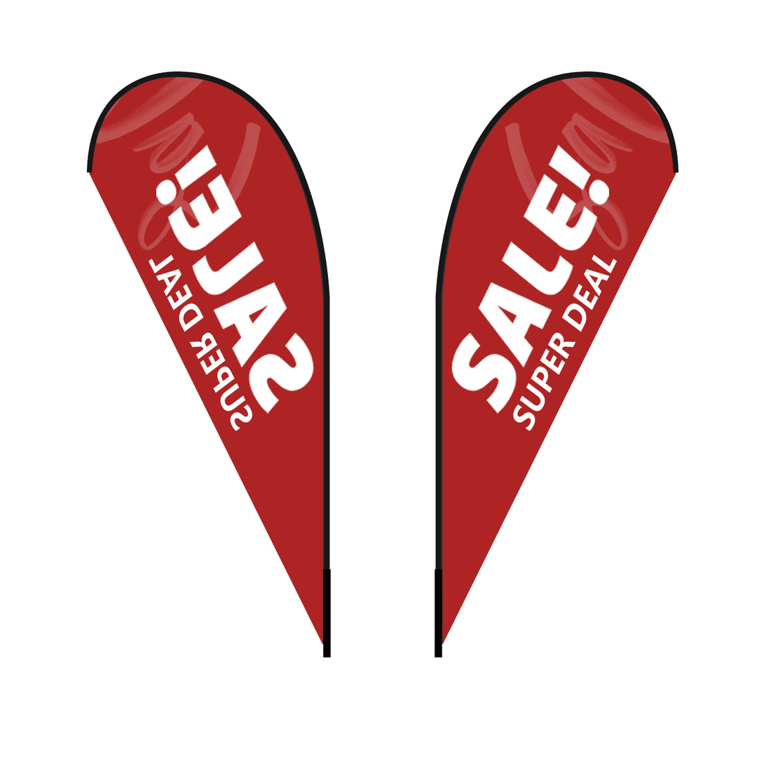 Custom Flag Feather Blade Teardrop Rectangle Flag 8FT/10FT/12FT (Flag ONLY)