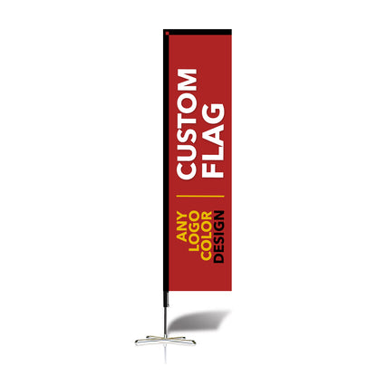 Custom Rectangle Flag 8FT/10FT/12FT