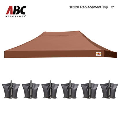 Top cover For 10x20 pop-up canopy