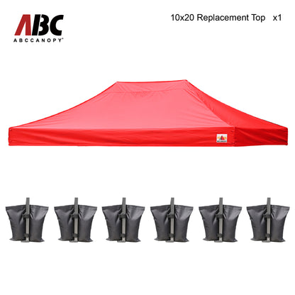 Top cover For 10x20 pop-up canopy