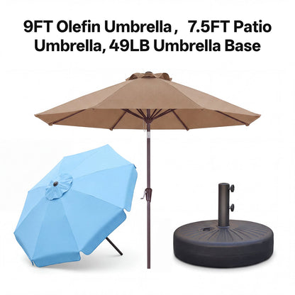 Super-Value Patio Umbrella Set