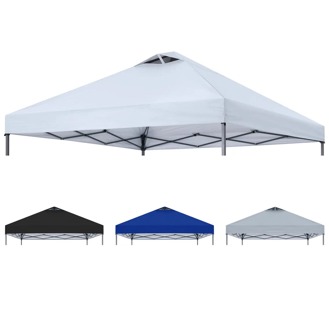 10x10 Replacement Canopy Top Cover with Air Vent