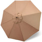 7.5FT/9FT/10FT Outdoor Umbrella Replacement Top