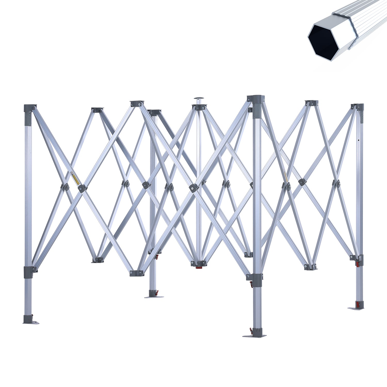 S3 BenchMark Brio Fort - Aluminum Canopy Frame Only 10x10, 10x15, 10x20