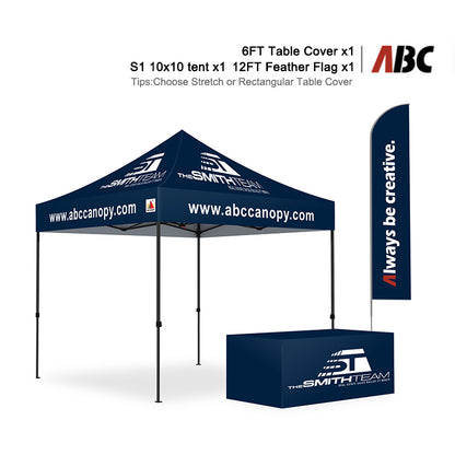 Custom Canopy 10x10 Full Case Vision Super Value Package S1