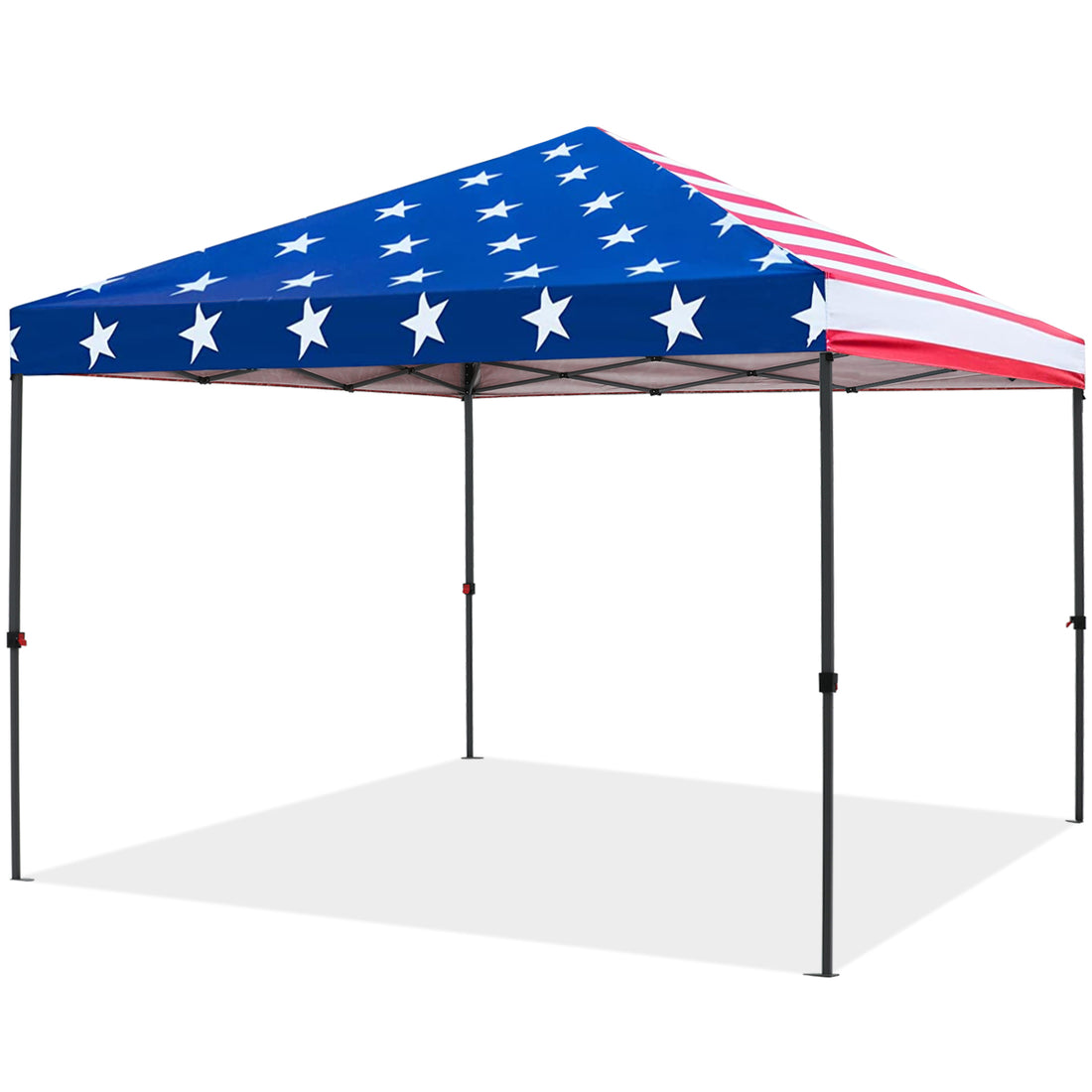 10x10 Outdoor Easy Pop‑up Canopy Tent with Graphic Print