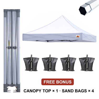 ABCCANOPY S3 BenchMark Brio Fort Aluminum Replacement Canopy Frame Only - 10x10, 10x15, 10x20