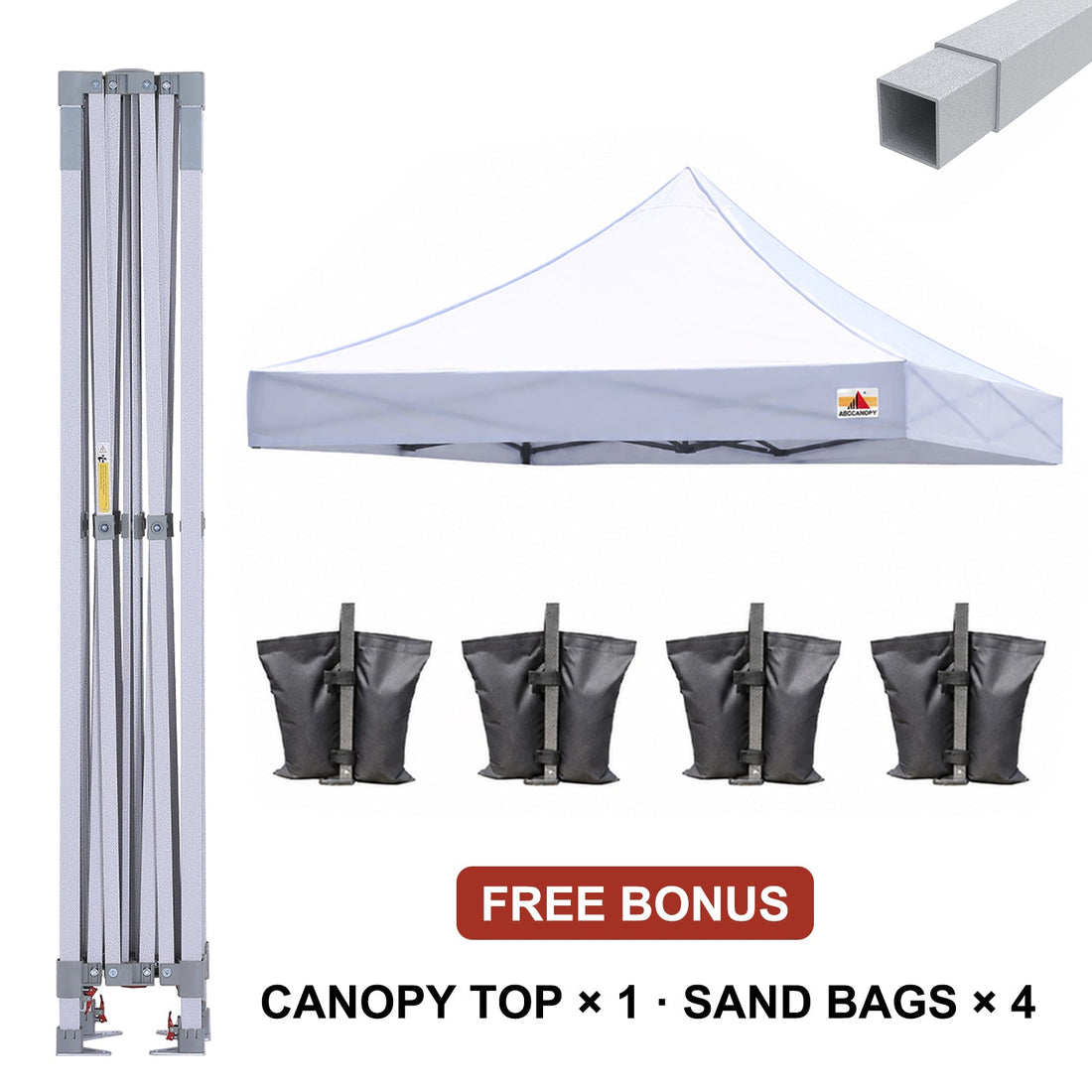 ABCCANOPY S2 Steel Replacement Canopy Frame Only - 10x10, 10x15, 10x20