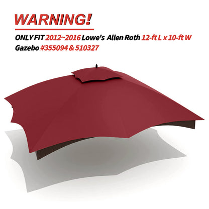 10x12 Gazebo Replacement Accessories (GF-12S004B-1/GF-12S004BTO)