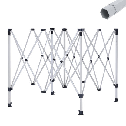 S3 BenchMark Brio Shield - Aluminum-Steel Mix Canopy Frame Only 10x10, 10x15, 10x20