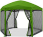 6 Sided Instant Screened Gazebo Outdoor Screen House Room