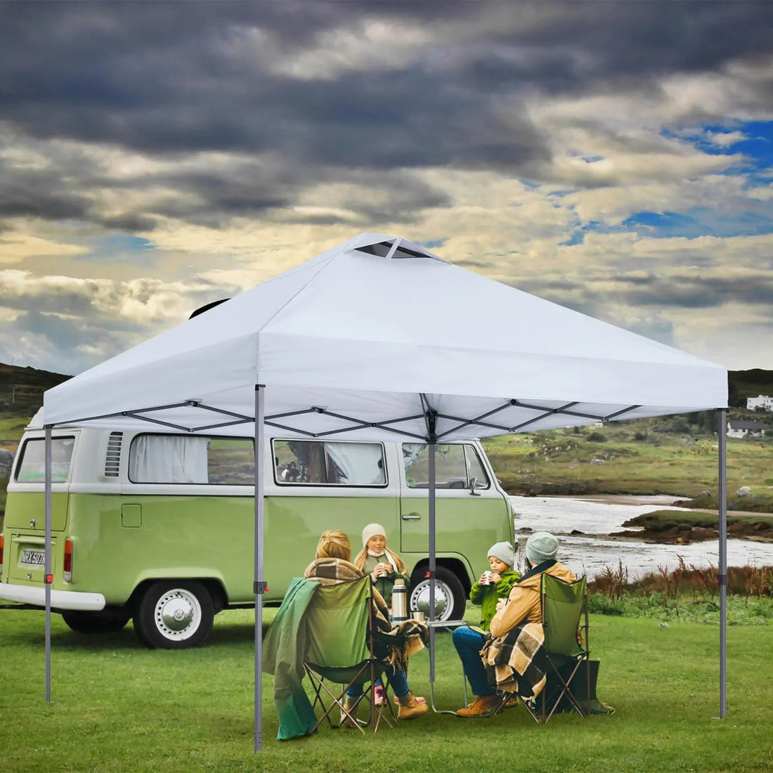 10x10 Replacement Canopy Top Cover with Air Vent