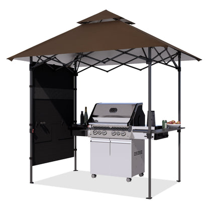 [SALE] 8x5 Grill Gazebo BBQ Outdoor Shelter with LED Light