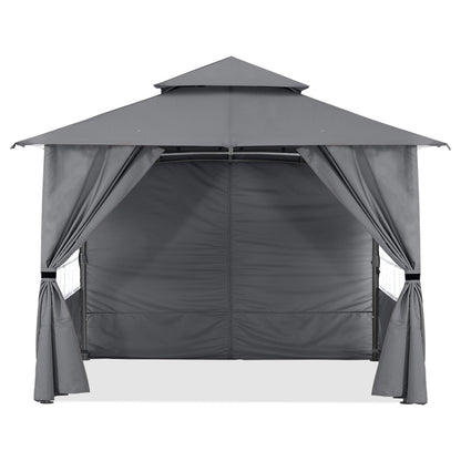 Outdoor Gazebo with Sidewalls and Church Window