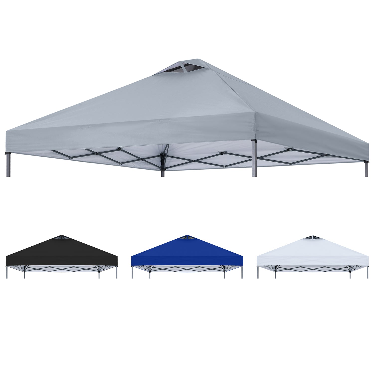 10x10 Replacement Canopy Top Cover with Air Vent