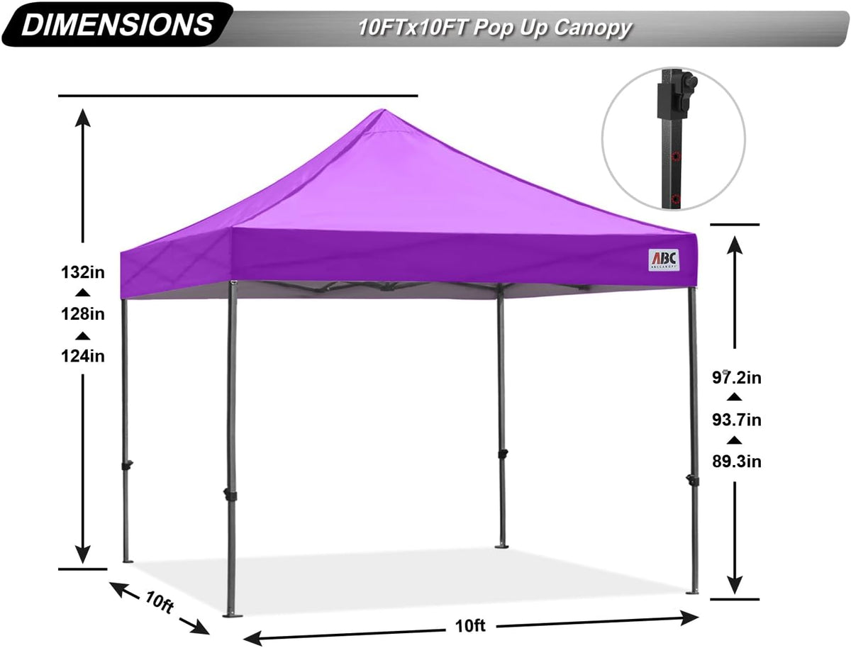 S1 Nova Base®-Lite Commercial Pop Up Canopy Tent 10x10, 10x15, 10x20