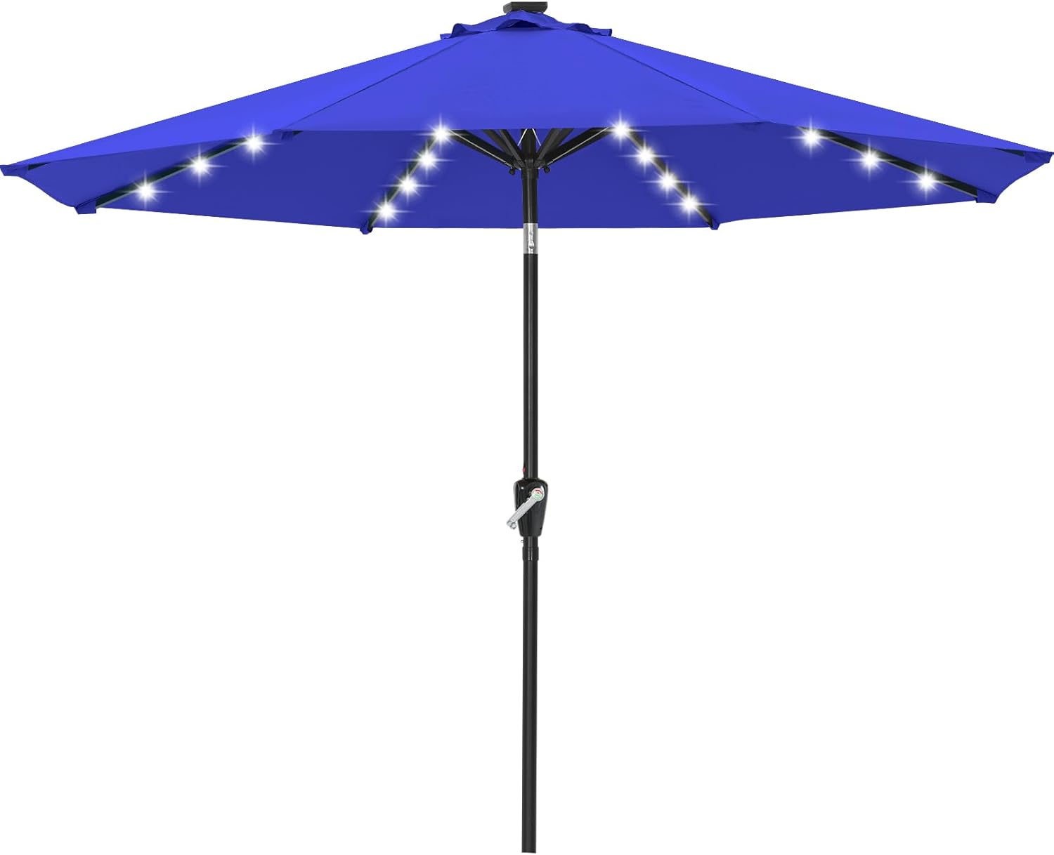 [SALE] Outdoor Solar Patio Umbrella with 32 LED Lights 8 Ribs