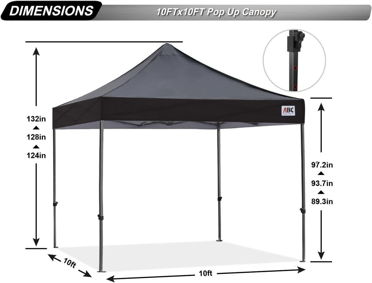 S1 Nova Base®-Lite Commercial Pop Up Canopy Tent 10x10, 10x15, 10x20