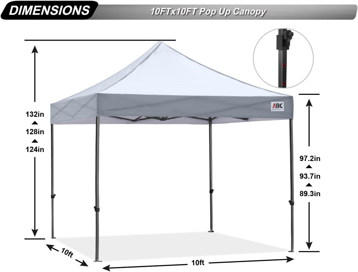 S1 Nova Base®-Lite Commercial Pop Up Canopy Tent 10x10, 10x15, 10x20