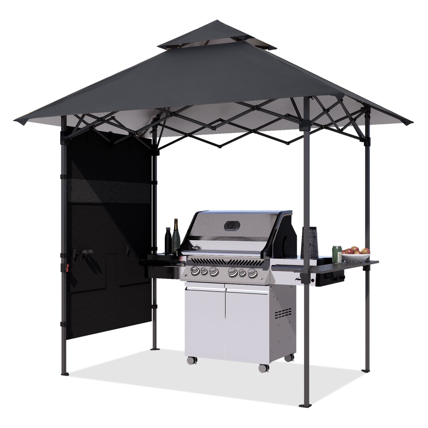 [SALE] 8x5 Grill Gazebo BBQ Outdoor Shelter with LED Light