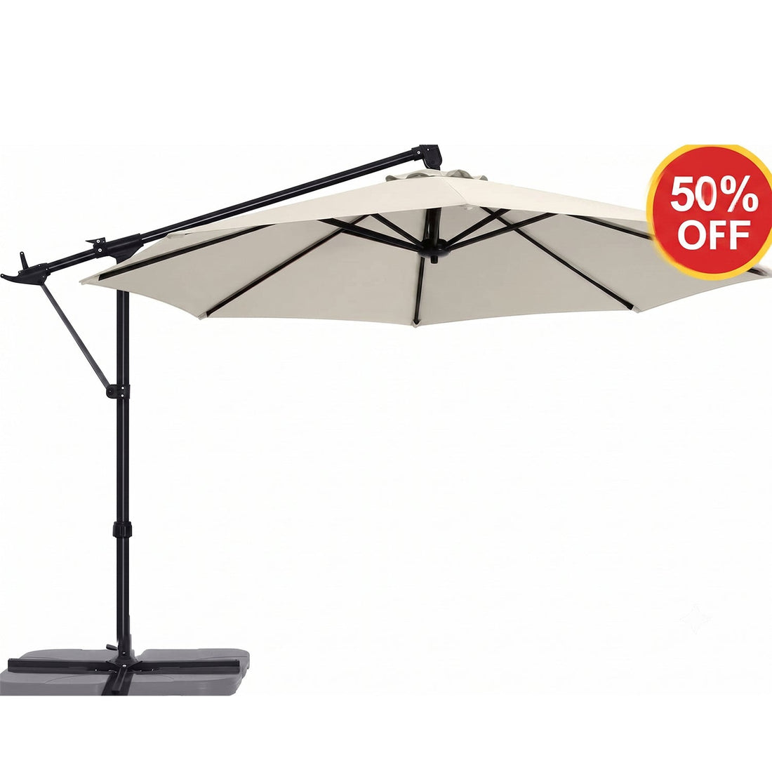 [SALE] Cantilever Umbrella Offset Hanging Patio Umbrella 10FT