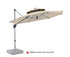 Cantilever Patio Umbrella Double Top Round Umbrella