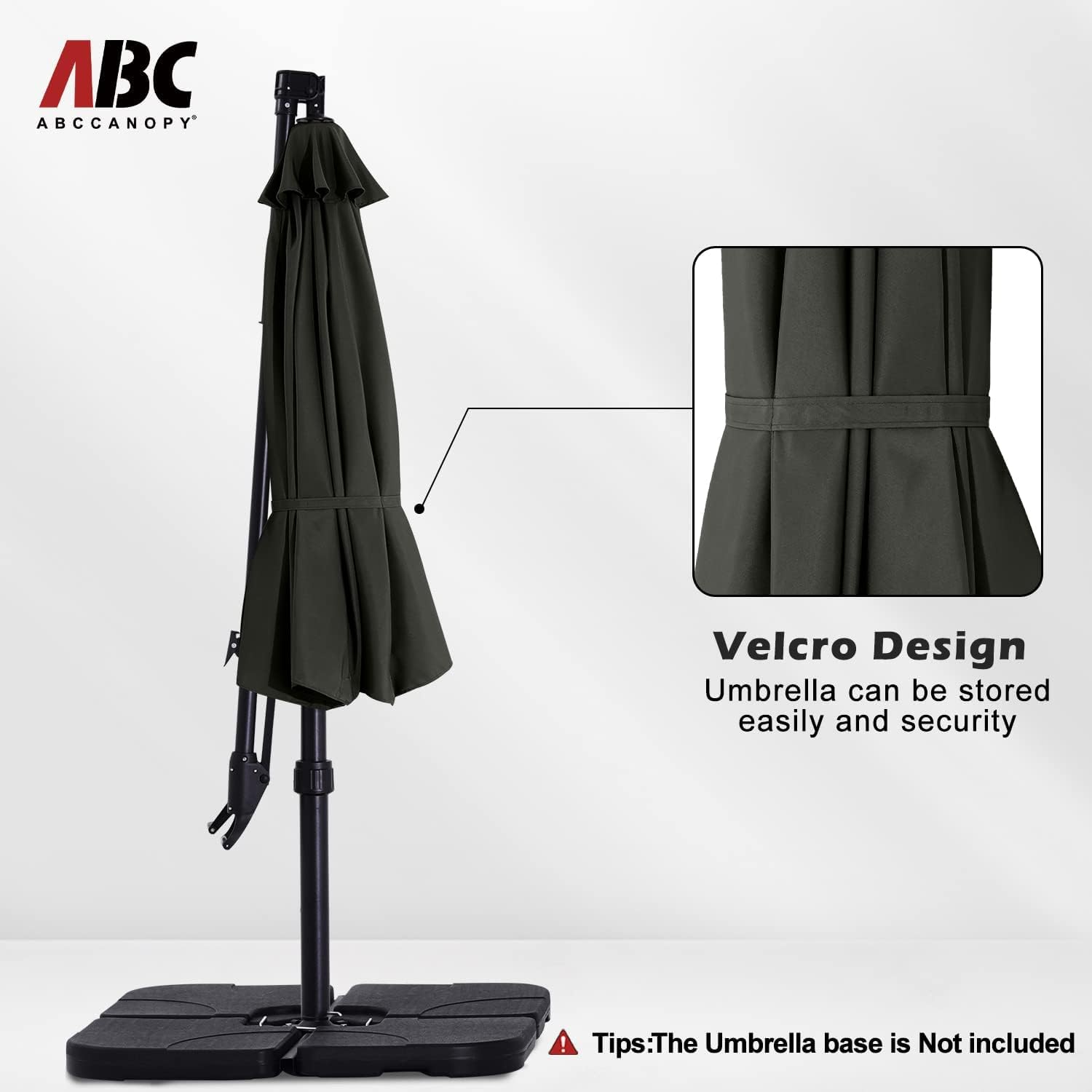 [SALE] Cantilever Umbrella Offset Hanging Patio Umbrella 10FT