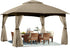 Double Soft-Top Patio Gazebo (Mesh Wall)