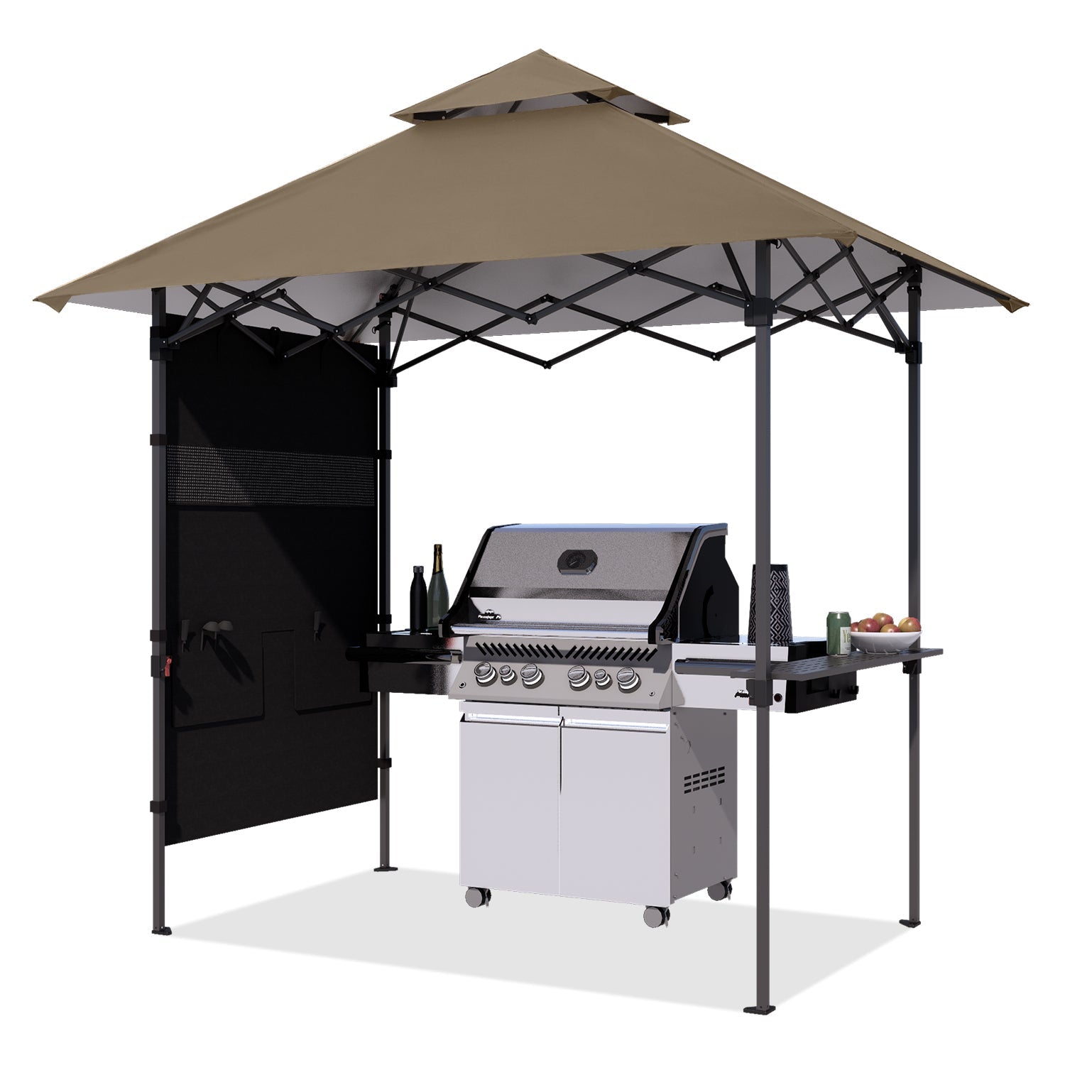 [SALE] 8x5 Grill Gazebo BBQ Outdoor Shelter with LED Light