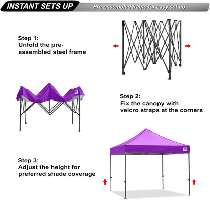 S1 Nova Base®-Lite Commercial Pop Up Canopy Tent 10x10, 10x15, 10x20
