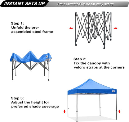 S1 Nova Base®-Lite Commercial Pop Up Canopy Tent 10x10, 10x15, 10x20