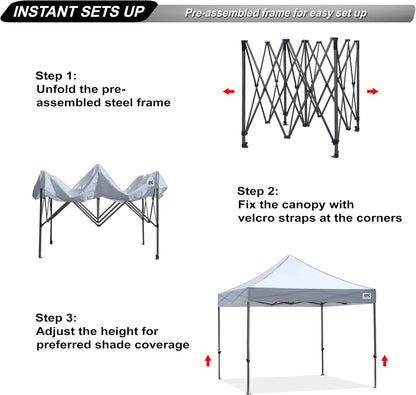 S1 Nova Base®-Lite Commercial Pop Up Canopy Tent 10x10, 10x15, 10x20