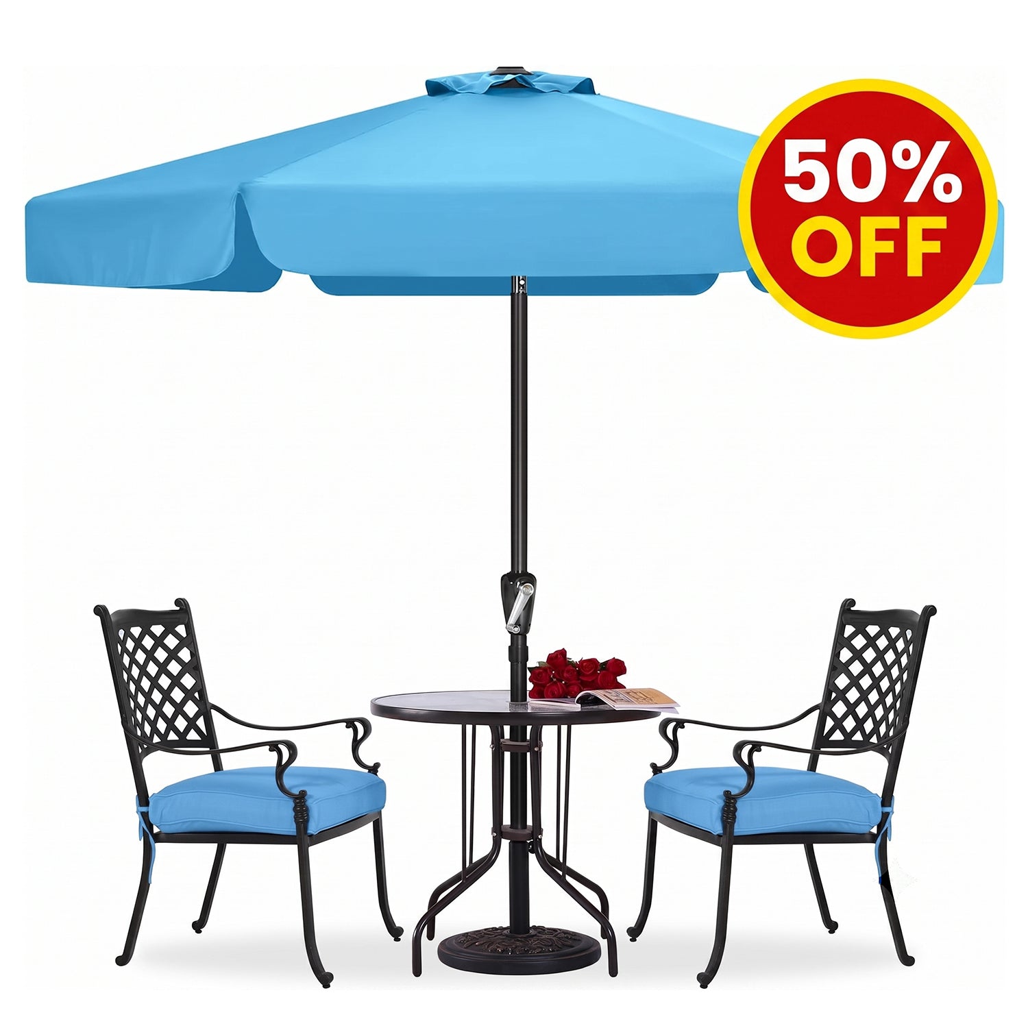 [SALE] Outdoor Market Umbrella 7.5FT 6 Ribs