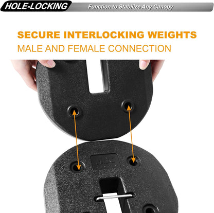 Canopy Weights with Lock Design