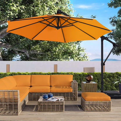 [SALE] Cantilever Umbrella Offset Hanging Patio Umbrella 10FT