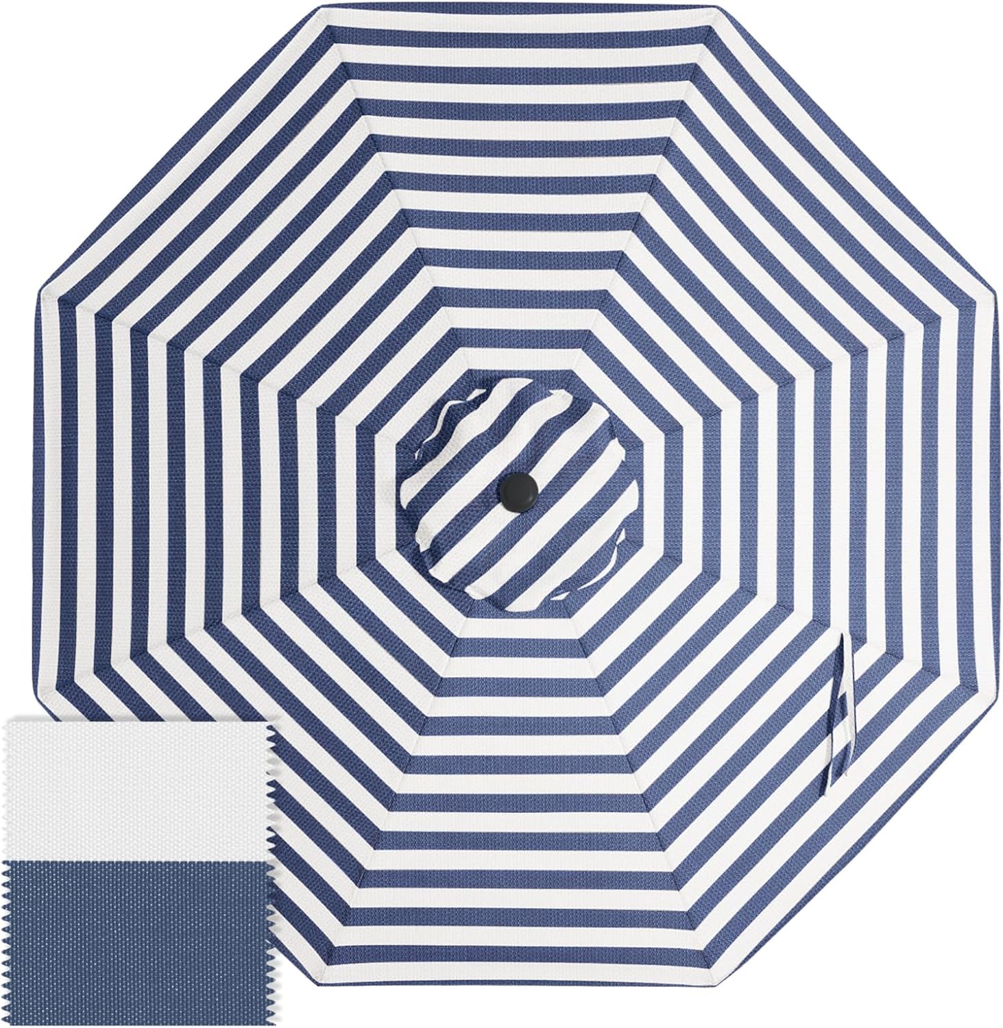 ABCCANOPY 9FT Patio Umbrella Replacement Canopy Only OLEFIN 5-Year Non Fading