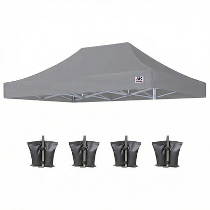 600D Canopy Top Replacement Cover 10x10, 10x15, 10x20