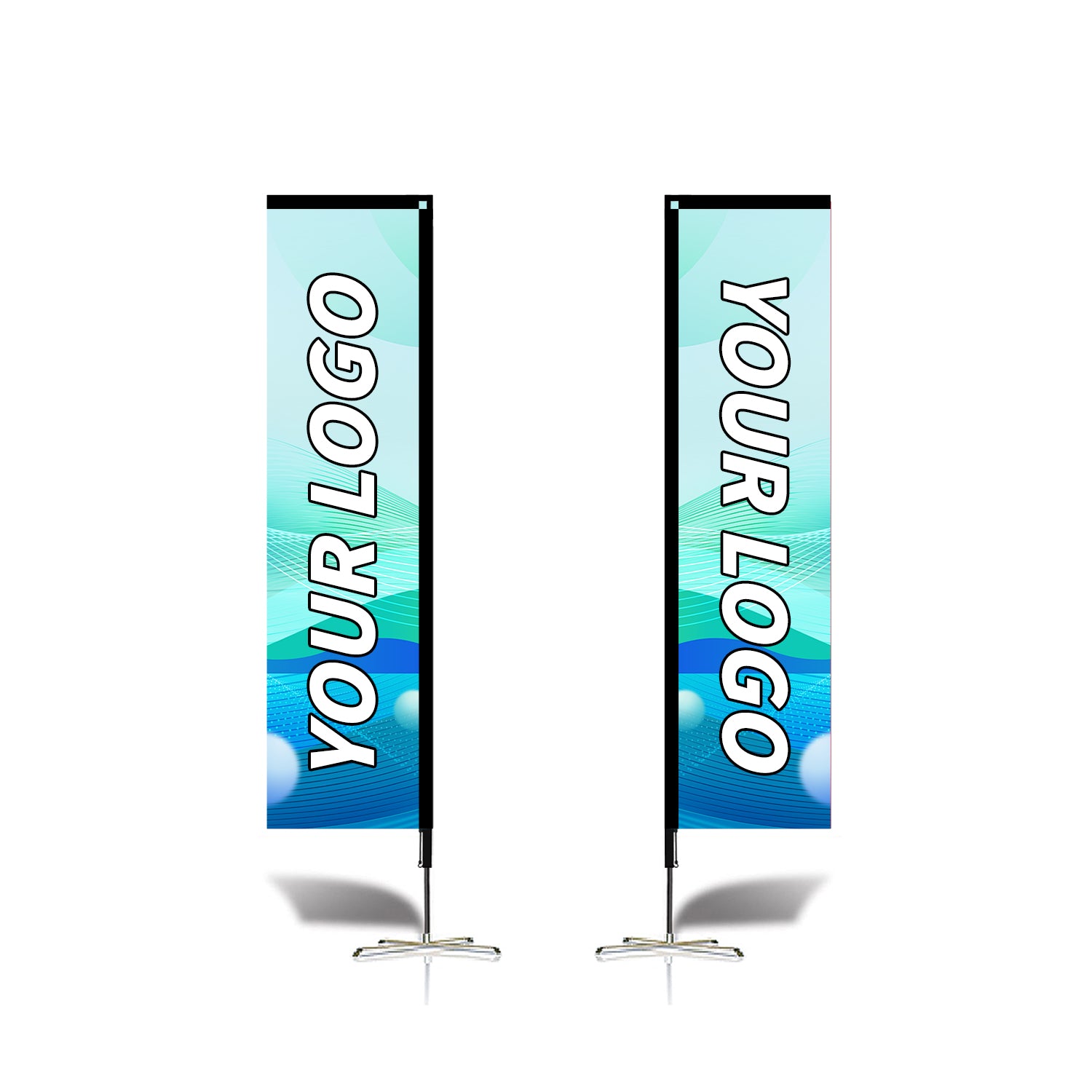 Custom Rectangle Flag 8FT/10FT/12FT