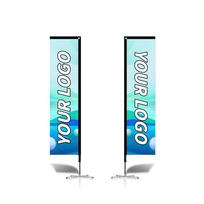 Custom Rectangle Flag 8FT/10FT/12FT