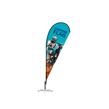 Custom Teardrop Flag 8FT/10FT/12FT (1 Flag)