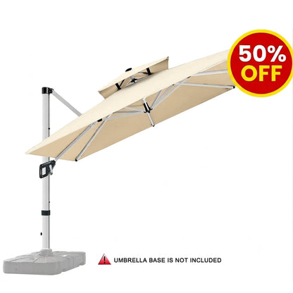 [SALE] Cantilever Patio Umbrella with 360¡ã Rotation