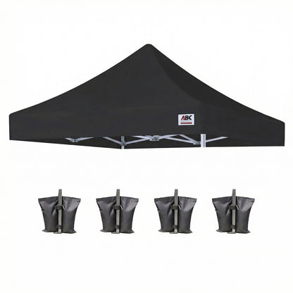 600D Canopy Top Replacement Cover 10x10, 10x15, 10x20